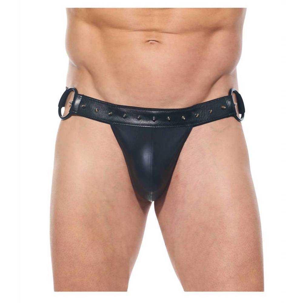 NEW GREGG HOMME men's desert kink thong brief in black